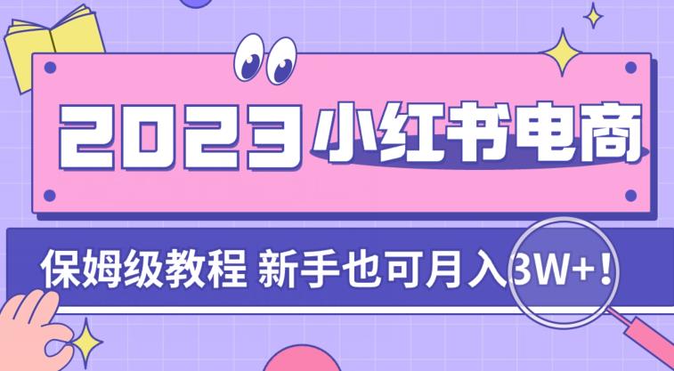 阿本小红书电商陪跑营4.0，带大家从0到1把小红书做起来-项目网