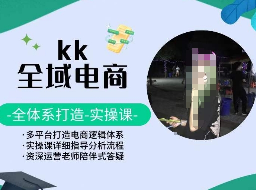 KK全域电商，全体系打造实操课，多平台打造电商逻辑体系-项目网