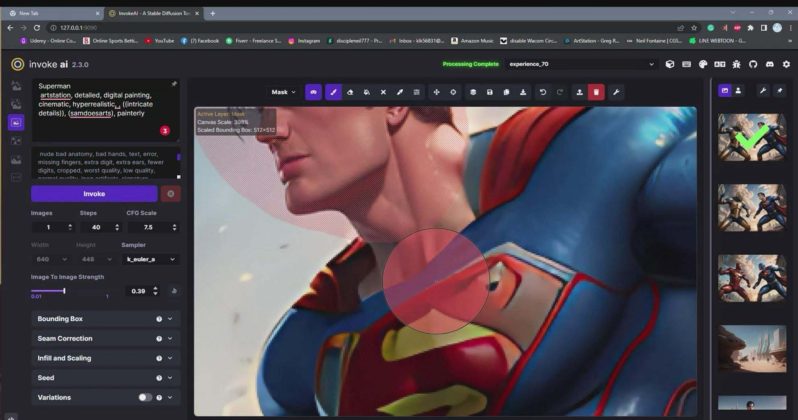 Invoke AI 绘画教程-0基础创作可以销售的完美插图【49节-中英字幕】 -3 Invoke AI 绘画教程-0基础创作可以销售的完美插图【49节-中英字幕】 -3