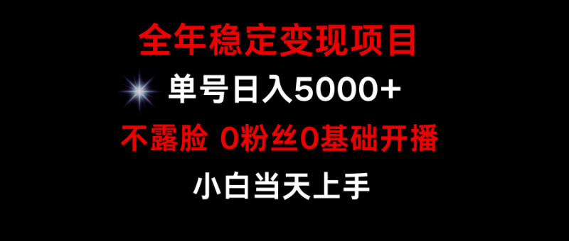 全年稳定变现，小游戏月入15w+项目，普通小白如何通过游戏直播改变命运-项目网