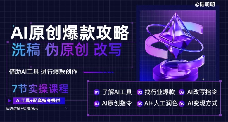 AI文案创作攻略，洗稿改写技巧全揭秘，轻松创作万款爆款文案指南-项目网