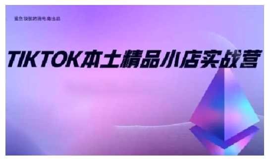 TikTok本土精品小店出海实战营，从入门到高阶，不止0-1!-项目网